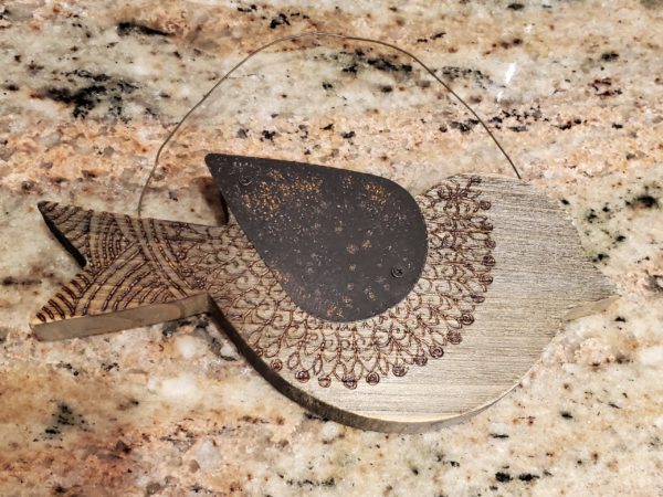 Wooden Mandala Bird Decor - Image 5