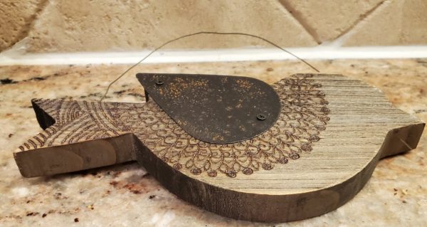 Wooden Mandala Bird Decor - Image 4